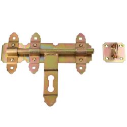 Durvju aizbīdnis Domax 8651. dzeltena. 200 mm x 200 mm